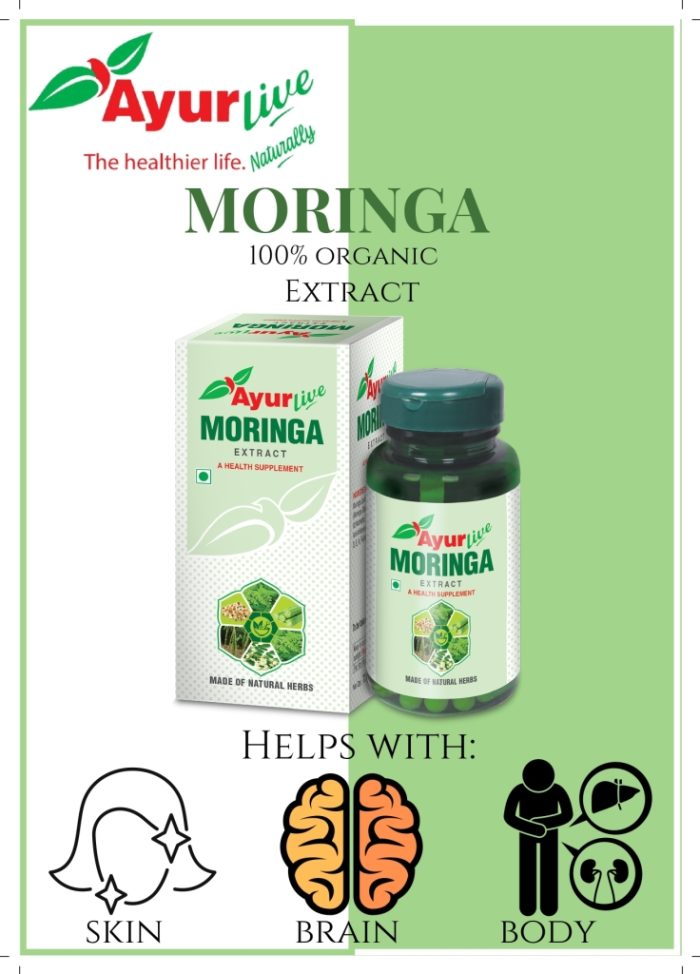 Pure Moringa Leaf & Seed Extract Capsules